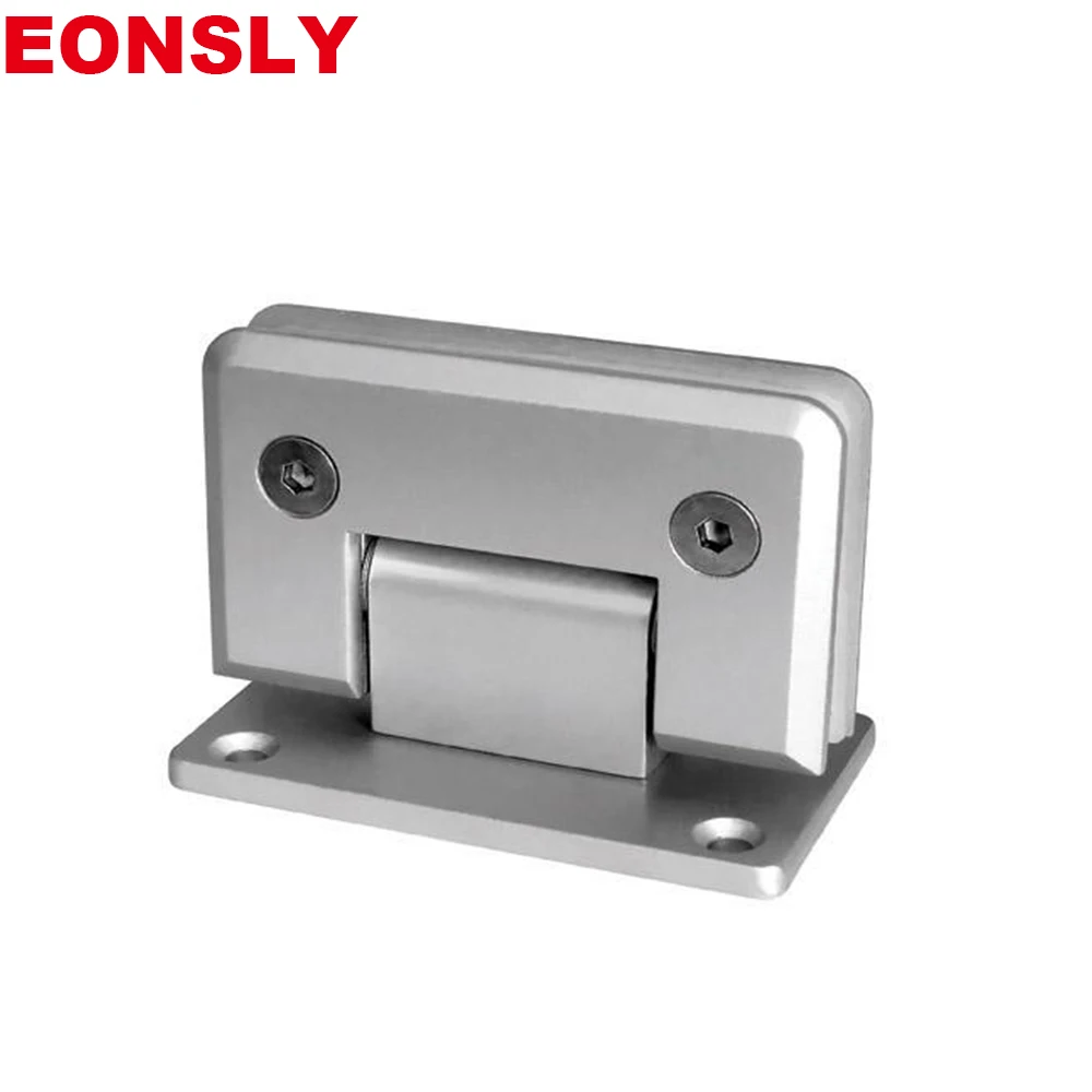 Stainless Steel Bathroom Accessories Shower Door Glass Holder Clip For