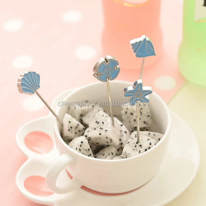 

Free Shipping 30sets/lot Wedding Favors I DO, I DO Hors d'oeuvre Picks or Seaside Hors d'oeuvre Picks, White & blue