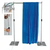 Telescopic pole stand for wedding decorations back drops