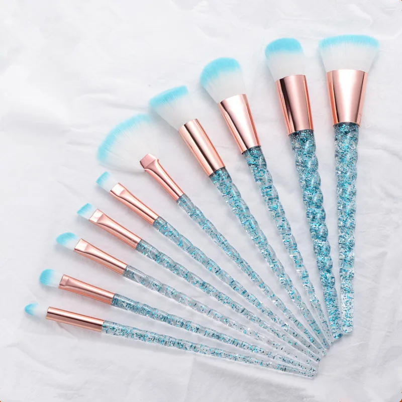 

Free Samples Best Selling 10Piece Makeup Brush Set for Woman Oily Skin