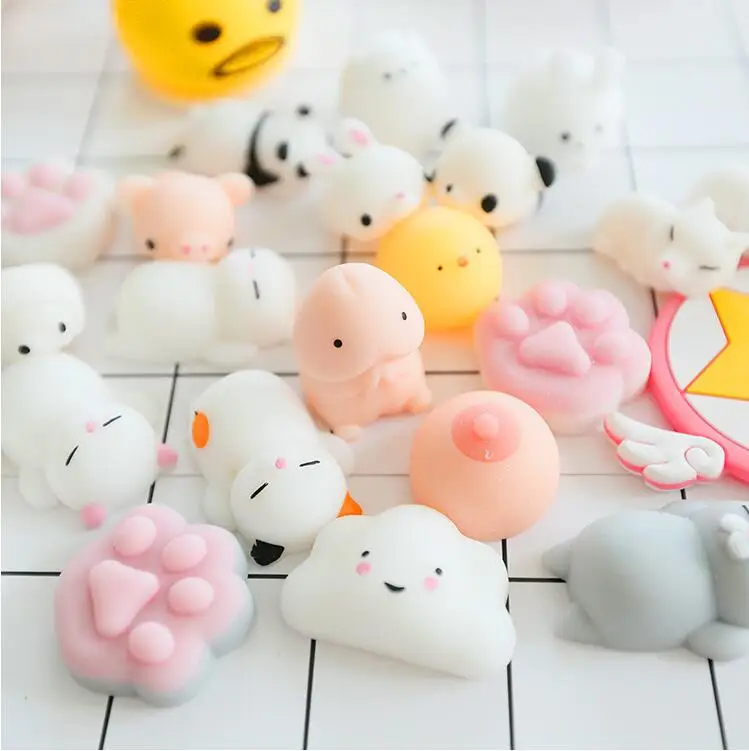 Mini Stretchy Silicone Squeeze Squishy Slow Rising Toy With Different ...