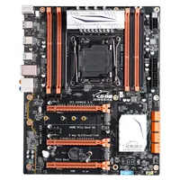 

SZMZ X99 chipset Intel motherboard with LGA 2011-3 socket support Xeon V3 CPU real quad channel DDR3 with ECC check function