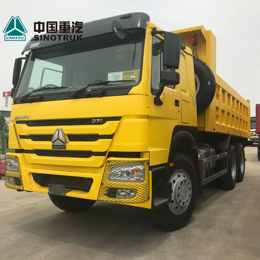 used and new China Sino Howo and A7 10 wheelers 336 371 horse power 20 cubic dump truck