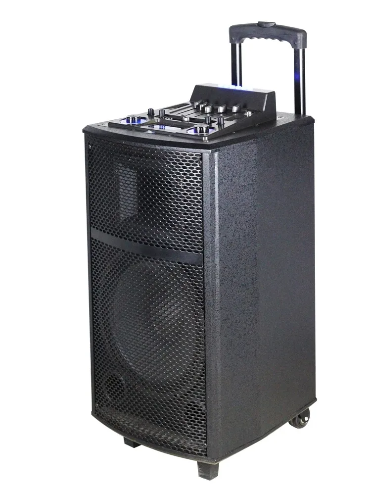 Professional Outdoor Speaker With 5 Band Eq,Aluminium Alloy Pull Rod
