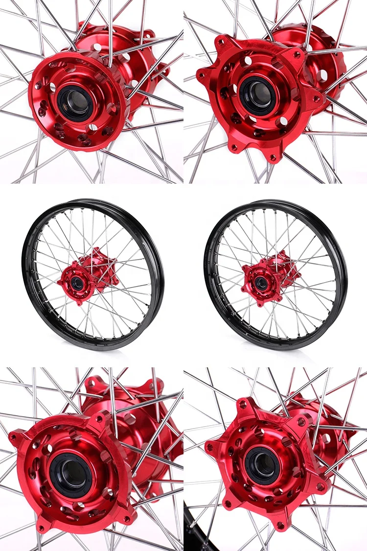 Front 21 Rear 18 Motorcycle Rim Wheel For Honda Cr125r Cr250r 2002-2013