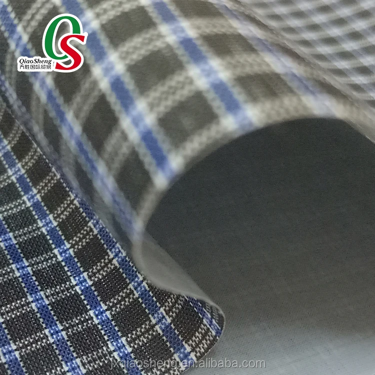 
Checked print polyester fabric strong stretch fabric textile for outdoor 