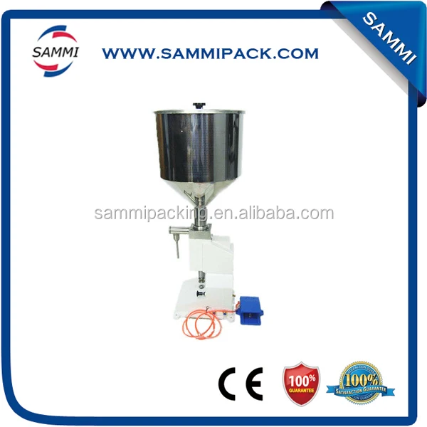 A02 manual syrup canning machine,hand held syrup filler