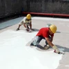 Polyurethane waterproofing coating and exterior texture lacquer/acrylic paint