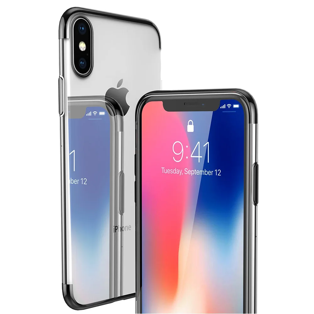 

Transparent Soft Crystal Clear TPU Phone Case for iPhone X Xs Xr Xs Max