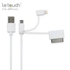 New hot selling products usb to round multi usb connector all in one usb data cable for iPhone android mobile phones