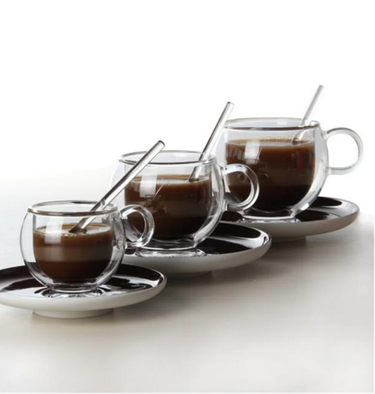 clear glass coffee mugs