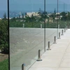 Tempered glass screen protector spigot glass swimming fence railing