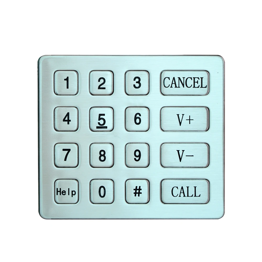 
4x4 matrix rubber tactile switch remote keylogger 