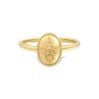 

New Designs Jewellery Gold Bee Charm Custom Signet Ring Designs For Female