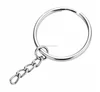 Personalized Custom Circle Key Ring Chain Keychain ORing Snap Hook