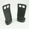 2 finger Carbon fiber Leather Gym Grips/Fitness Gloves for Cross Training,Pull Ups,Lifting,Kettlebell,Palm Protection