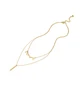 Expression of love necklace double ILOVE pendant necklace women lasso necklace suitable for peacetime wear women jewelry
