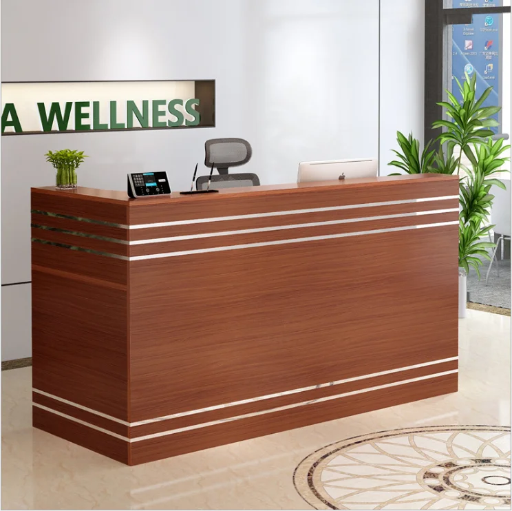 
Small cheap white modern salon reception desk 