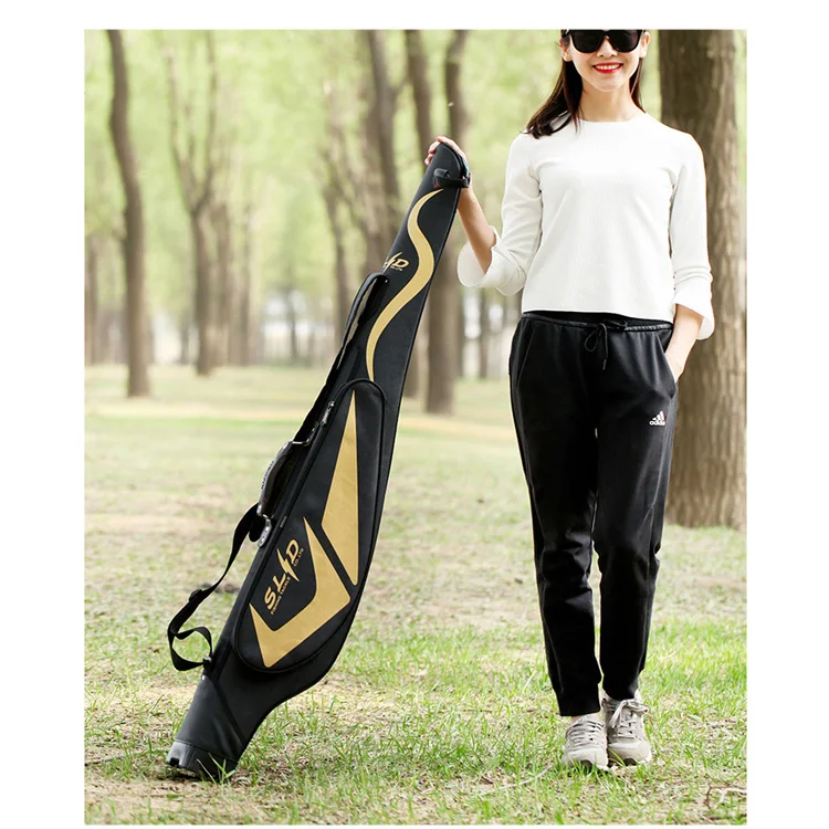 

1.33m portable spacious canvas fishing rod bag fishing reel bag fishing lure bag