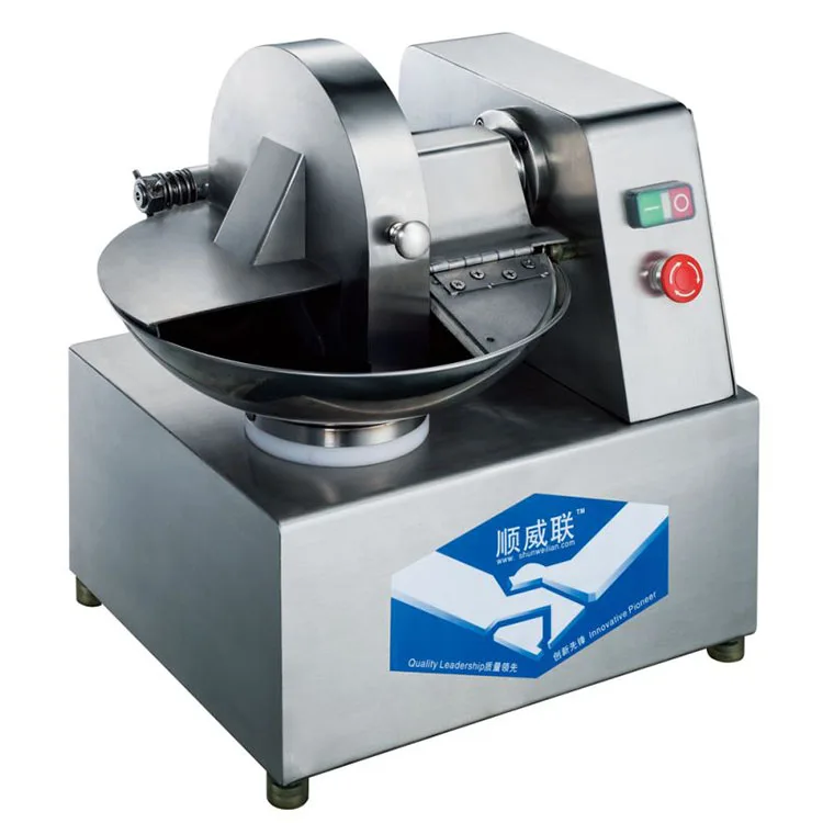 
Cheaper price stainless steel meat bowl cutter 5L small bowl cutter meat bowl chopper for sausage vegetable dumpling stuffings 