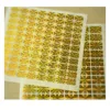 Golden foil wine label , laser security wine label