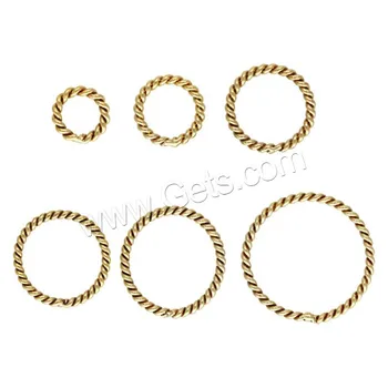 Bulk Wholesale Jewelry Findings Donut Shape 14k Gold Filled Machine Cut Closed Jump Ring - Buy ...