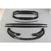 5 Series Carbon Fiber Front Lip Splitters Rear Diffuser Spoiler Body Kits for BMW G30 G31 G38 M Tech M Sport 2017 2018 MP Style