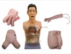 The manikin is designed according to the physiological characteristic of old male people for the basic clinical nursing training