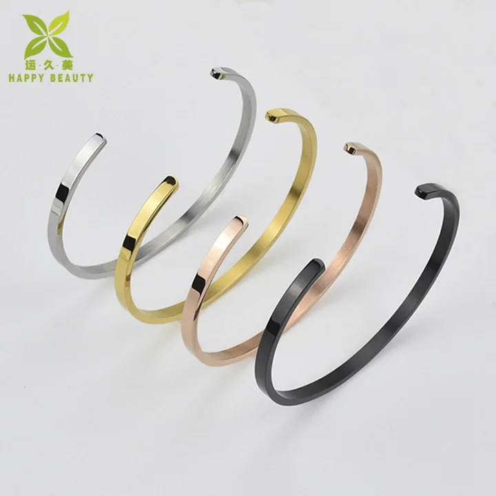 Wholesale Metal Engraved Cuff Bracelet Jewelry Blanks 2020 For Men