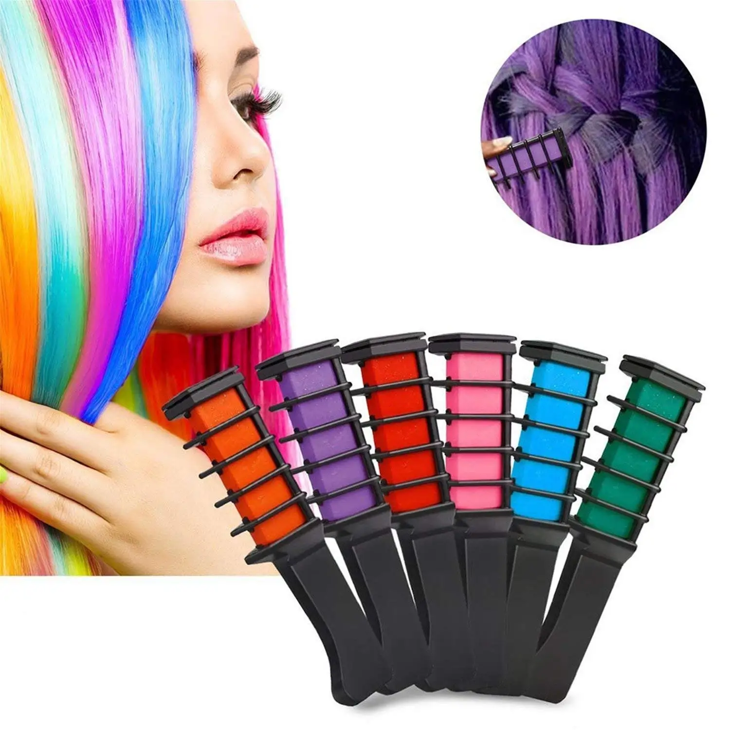 Cheap Hair Chalk Rainbow Set, find Hair Chalk Rainbow Set deals on line