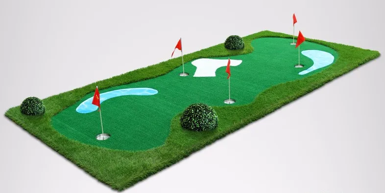 2017 Hot selling customized size Mini Golf Green golf putting green mat