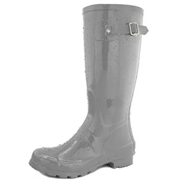 clear rubber boots