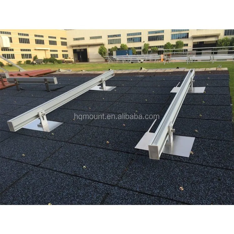 Oem Waterproof Asphalt Shingle Roof Flashing Kit L Foot Solar Mounting