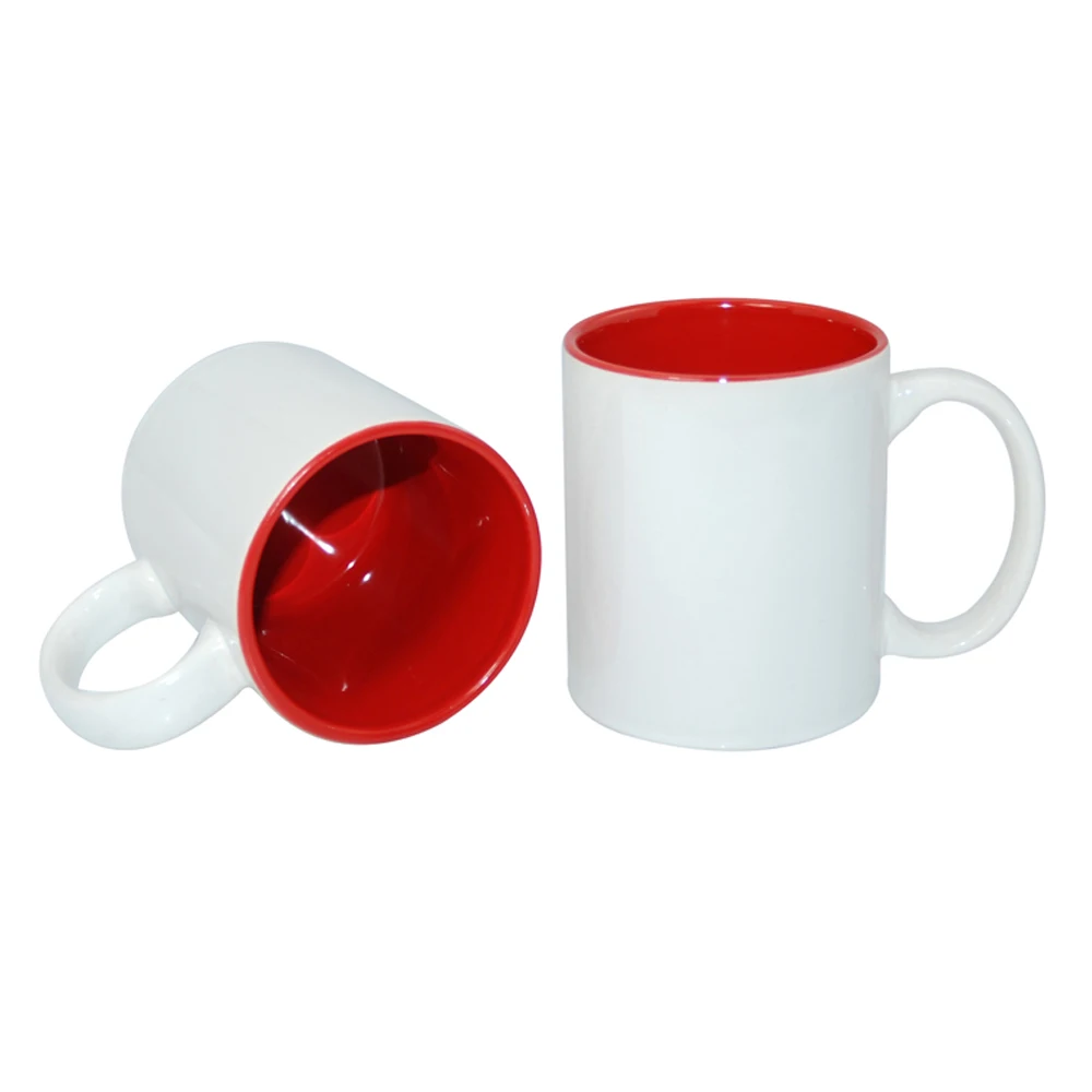 

White Coated Inner Colorful Mug for Sublimation Wholesale