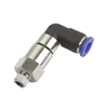 SNS Rotary brass nickle plated fitting copper fitting pneumatic plastic pipe fitting(NRHL series)