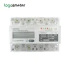 Three phase four wire RS485 IR-Port din rail remote reading electronic energy meter AMR AMI LEM026GC