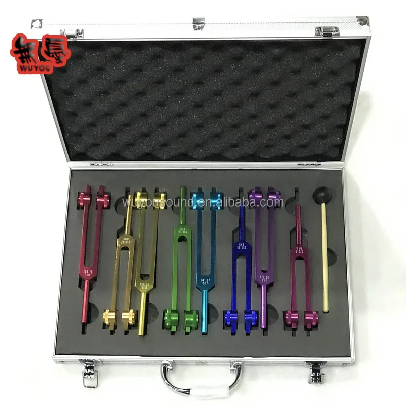 
Chakra Balance and Mind Body Spirit Sound Vabritation therapy tuning fork set 