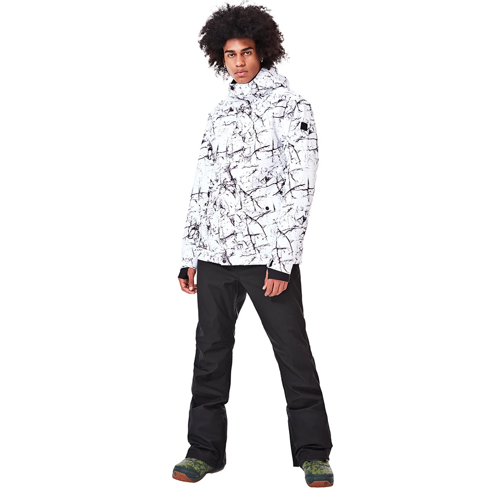 

New design ski jackets and pants set mens mountain waterproof ski jacket