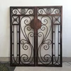 Iron material and manual control opening pattern wrought iron gate
