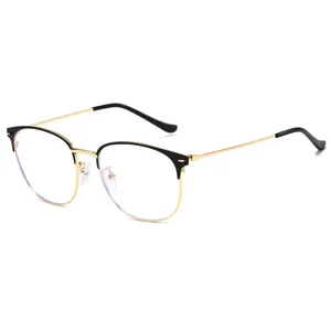 Popular Retro Metal blue light blocking glasses fda Computer glasses blue light blocking safety glasses