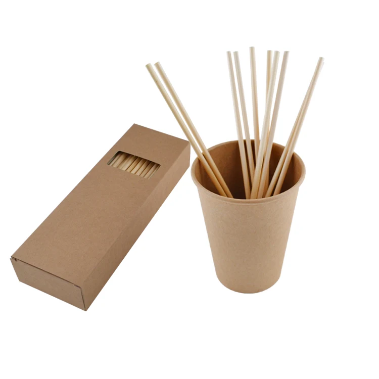 

natural biodegradable bubble tea disposable wheat drinking straw