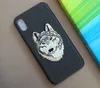 new design embroidery technology plastic mobile phone for iPhone X / 6 /7/plus