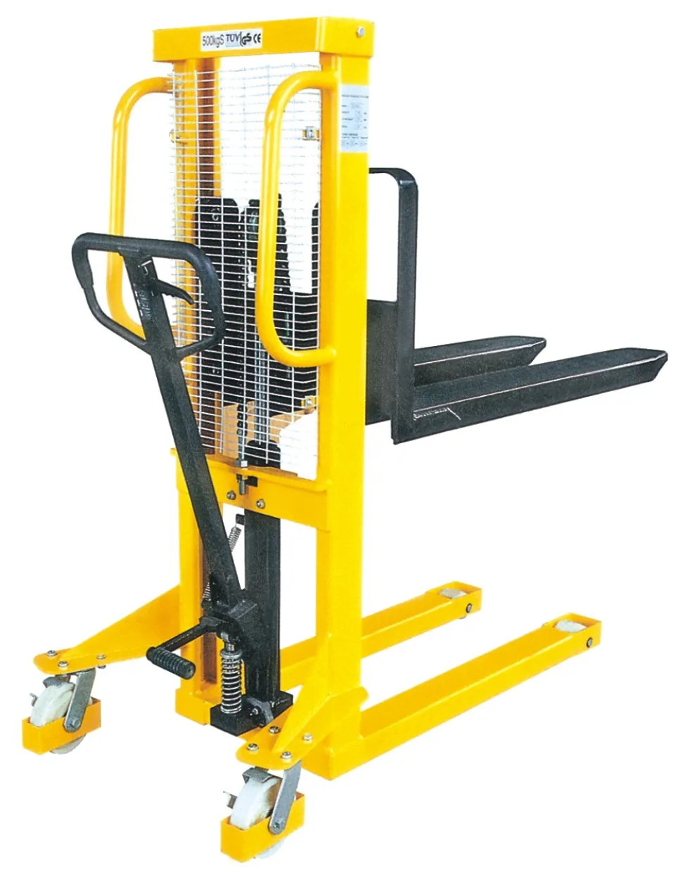1 Ton Hydraulic Manual Hand Lift Stacker Forklift Buy Hydraulic Hand
