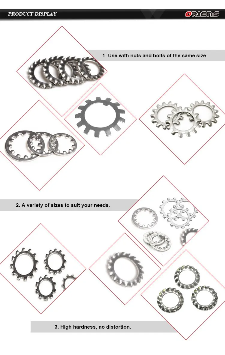 lock washer and flat washer order