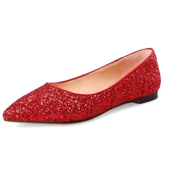 pointed toe wedding flats
