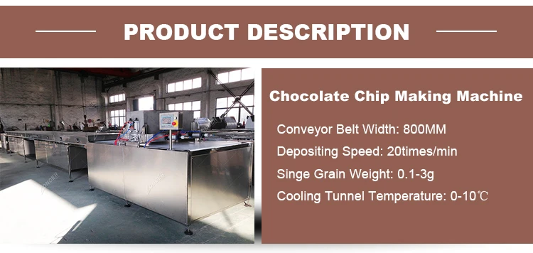 400MM Conveyor Belt Width Chocolate Drops Extruder Chocolate Chips Depositing Machine