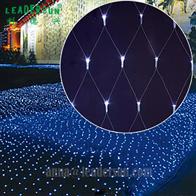 Christmas New year decoration 1.5*1.5m 2*3m 4*6m LED net light outdoor mesh light with interface