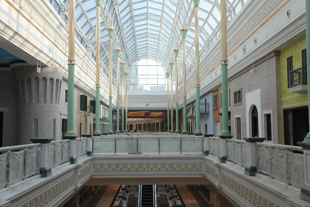 Glass Dome Roofing With Steel Structures 