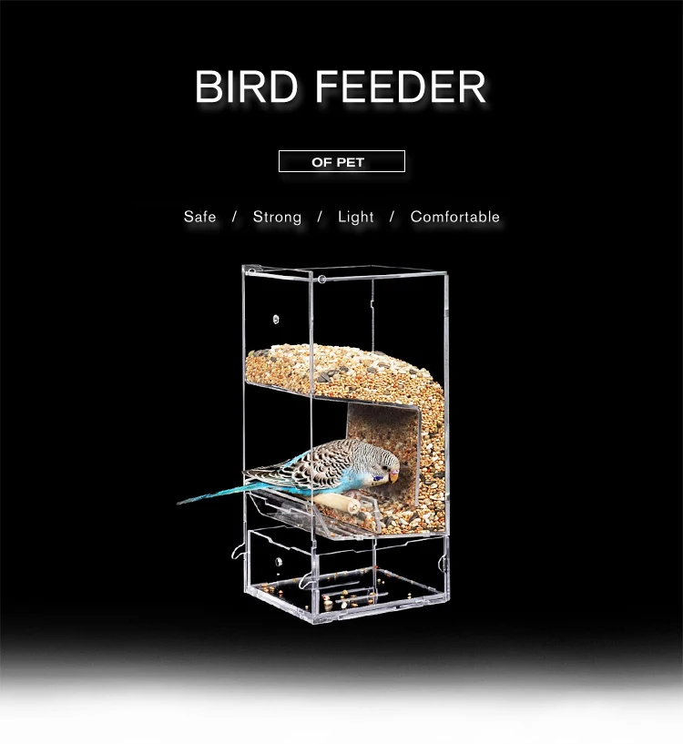 Wholesale Cute Acrylic Giant Bird Feeder View Giant Bird Feeder