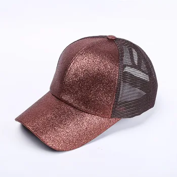 glitter ponytail cap wholesale